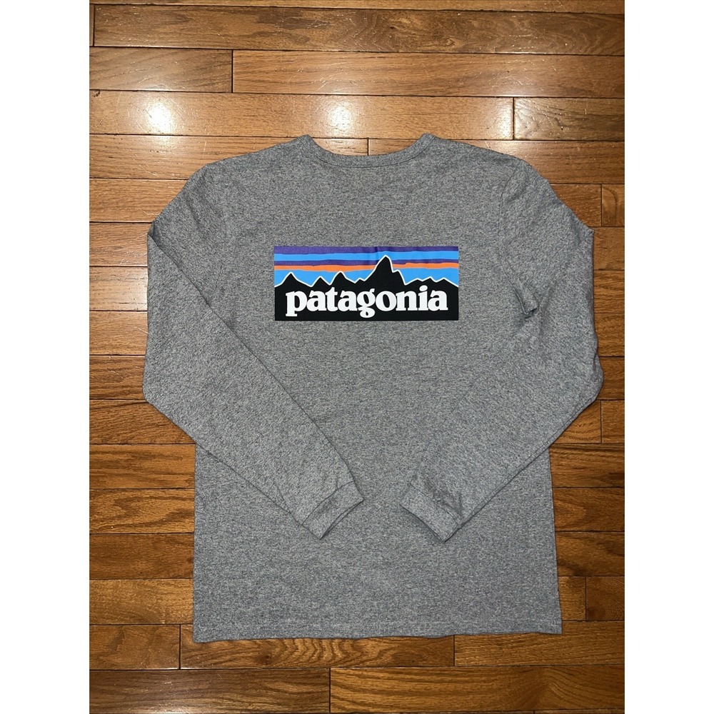 Patagonia Long-Sleeved Responsibili-Tee Heather Gray Size Small